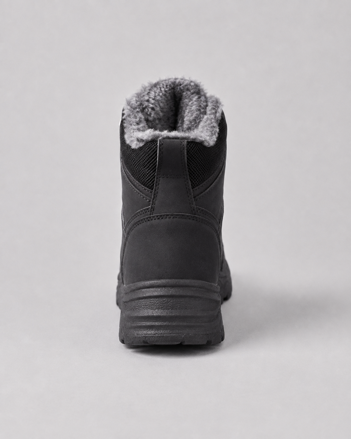 Men's Winter Boots - Plush-Lined Ankle Style