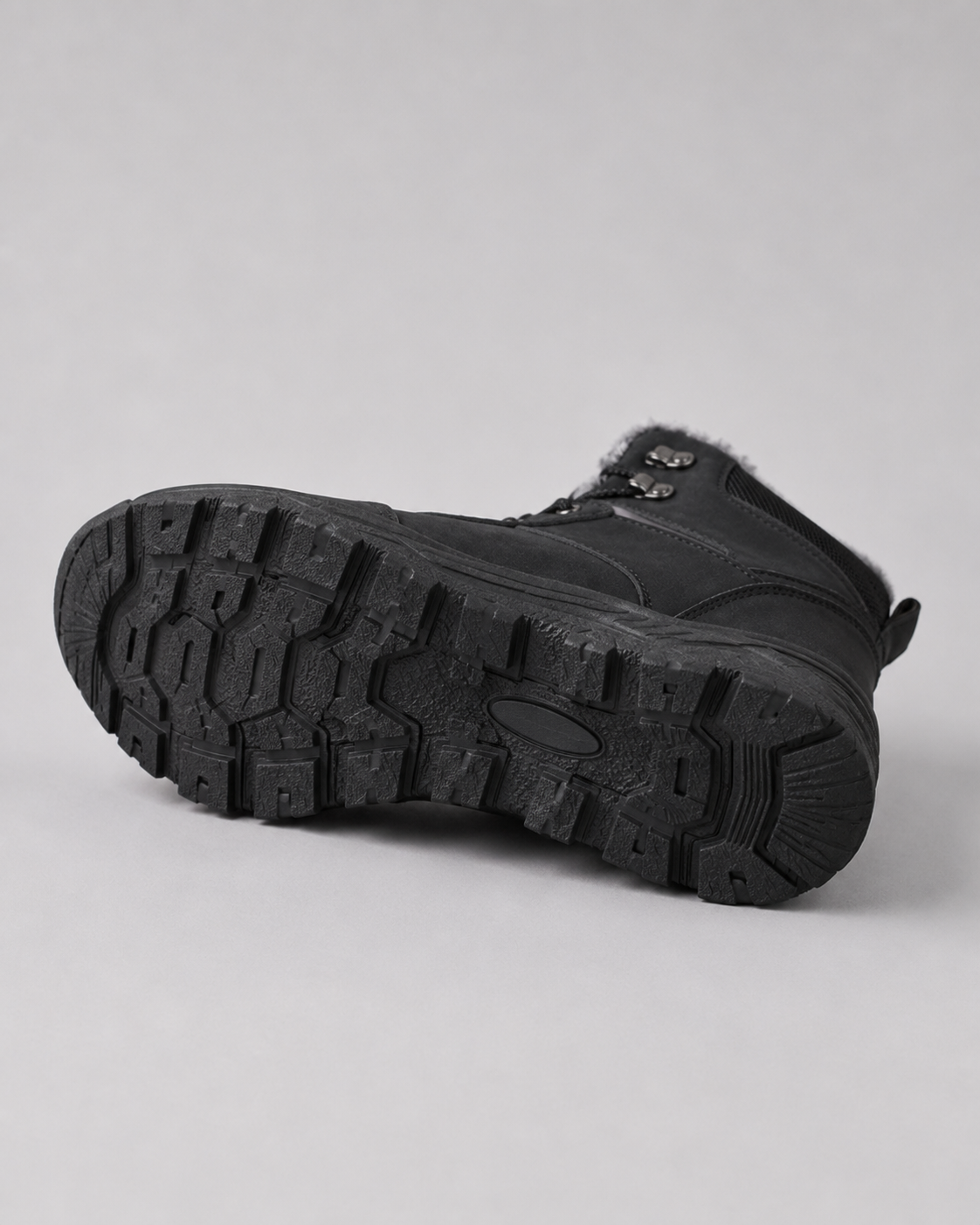Men's Winter Boots - Plush-Lined Ankle Style