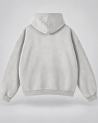 Men's Zip-Up Hoodie - Washed Fleece Oversized Fit