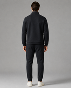Tracksuit Set - Textured Zip-Up Jacket & Joggers