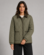 Women's Diamond Quilted Jacket Lightweight Padded
