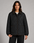 Women's Diamond Quilted Jacket Lightweight Padded