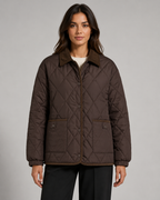 Women's Diamond Quilted Jacket Lightweight Padded