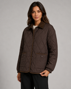 Women's Diamond Quilted Jacket Lightweight Padded