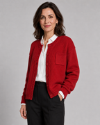 Women’s Button-Up Knit Cardigan with Pocket