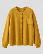 Women’s Button-Up Knit Cardigan with Pocket