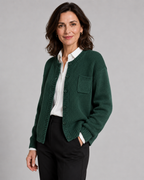 Women’s Button-Up Knit Cardigan with Pocket