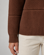 Women's Chunky Knit Crewneck Sweater - Relaxed Fit