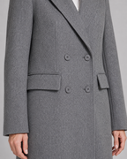 Women's Double-Breasted Tailored Long Winter Coat