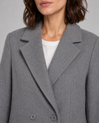 Women's Double-Breasted Tailored Long Winter Coat