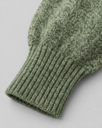 Women's Fair Isle Knit Sweater - Ribbed Mock Neck Relaxed Fit