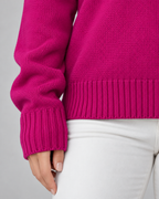 Women's Fair Isle Quarter Zip Sweater - Snowflake
