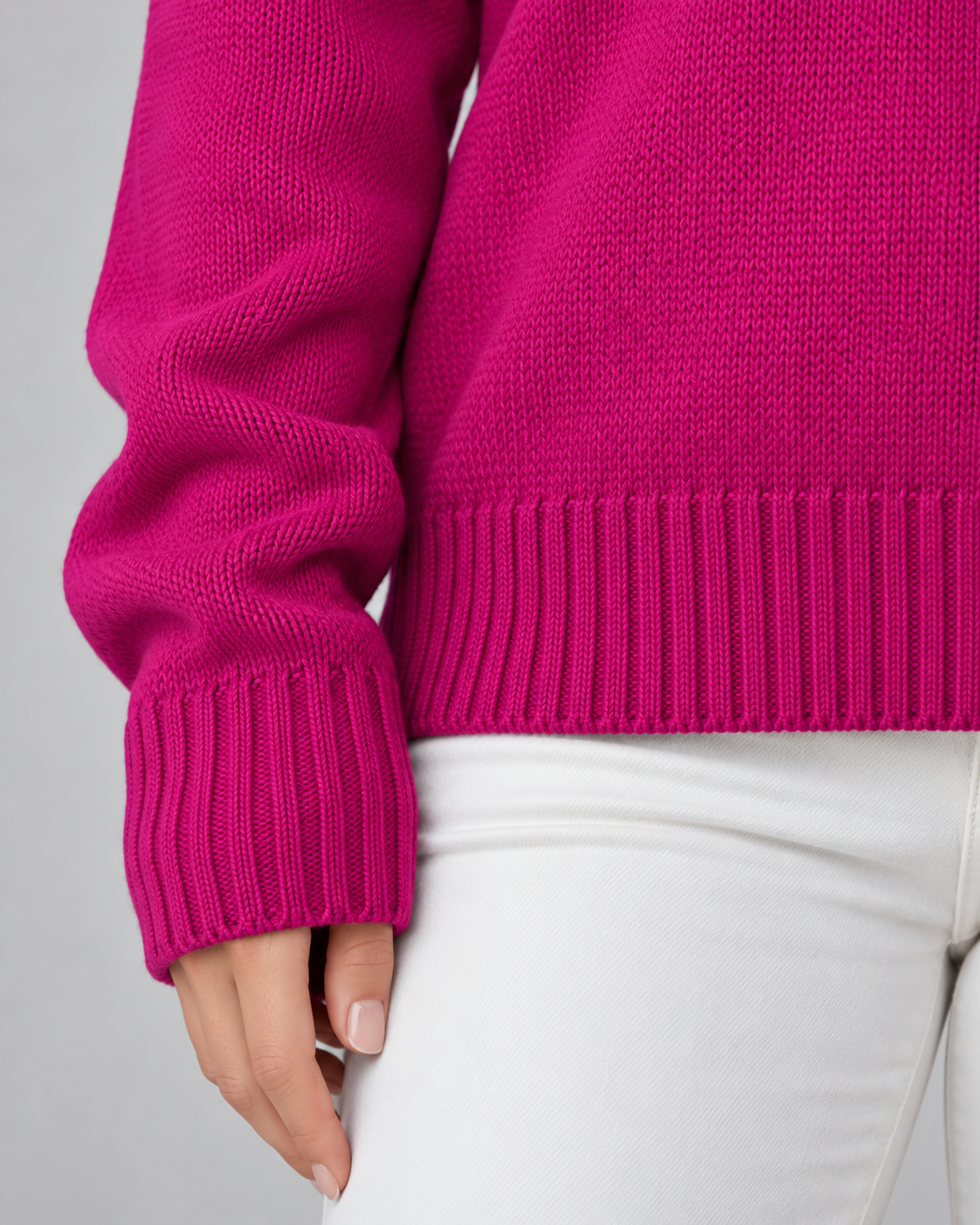 Women's Fair Isle Quarter Zip Sweater - Snowflake