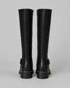 Women's Knee-High Buckle Boots