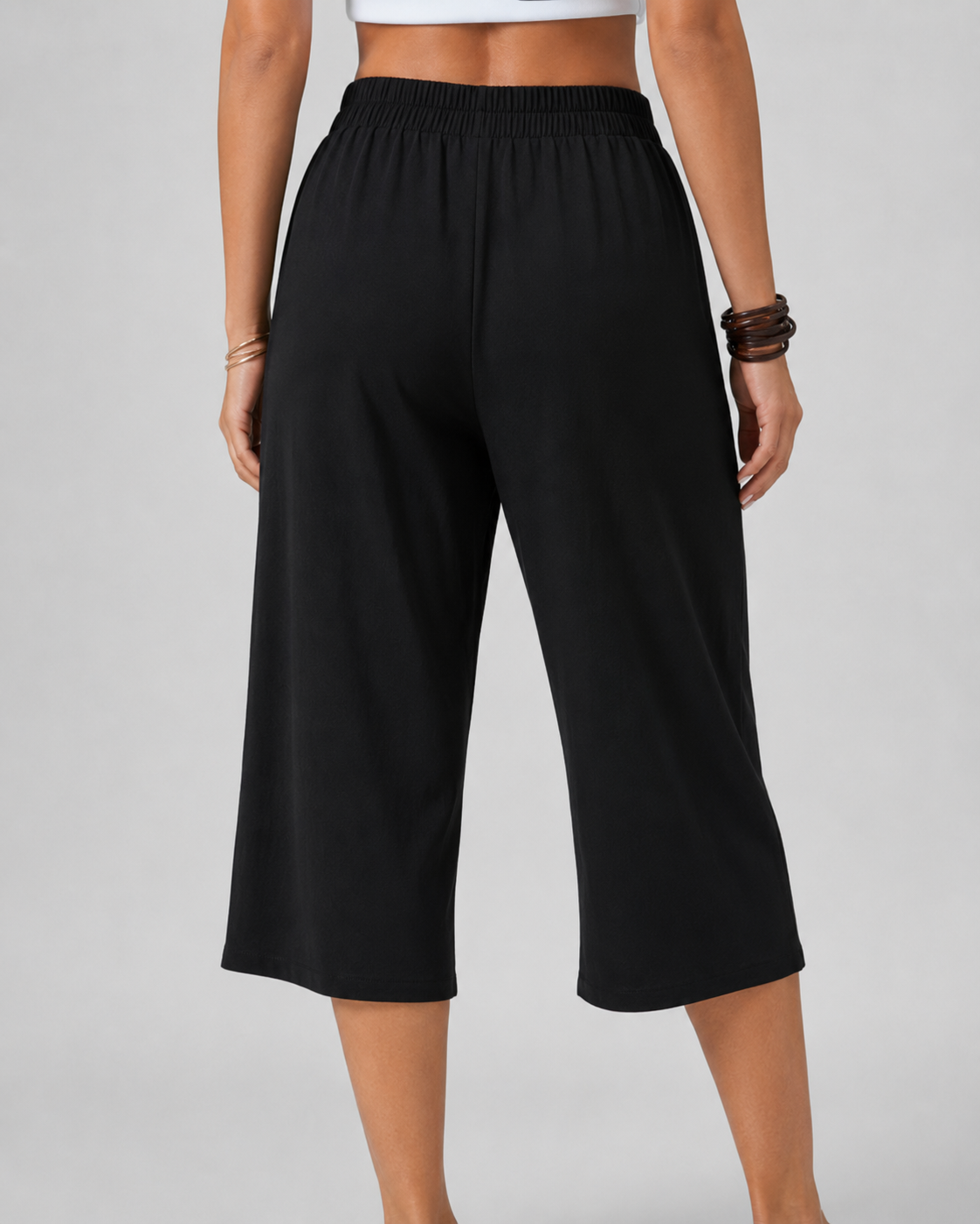 Women's Wide Leg Capri Pants