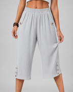 Women's Wide Leg Capri Pants