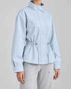 Women's Zip-Front Jacket - Drawstring Waist